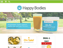 Tablet Screenshot of happybodies.com